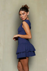 Olivia Drop Waist Fit and Flare Mini Dress