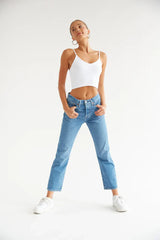 Levi's Wedgie Straight Jeans Oxnard Haze