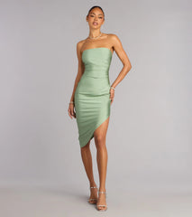 Effortless Poise Tube Midi Dress