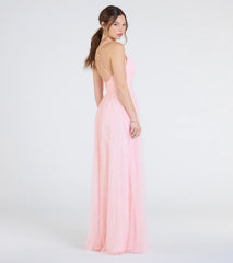 Kimora Lace Tulle A-Line Formal Dress
