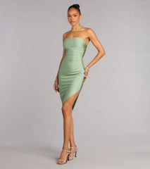 Effortless Poise Tube Midi Dress