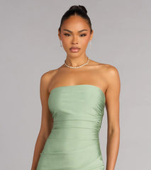 Effortless Poise Tube Midi Dress