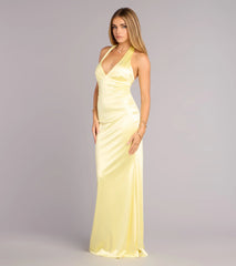 Ariyah Satin Halter Mermaid Dress