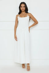 Pretty Willow Maxi Dress White