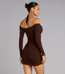 Sweet Intentions Halter Mini Dress