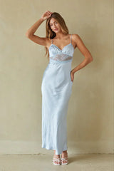 Wendy Lace Trim Maxi Dress