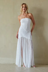 Ariana Strapless Lace Maxi Dress