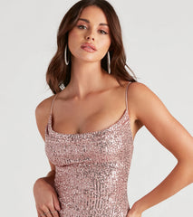 Glitzy Babe Sequin Mini Dress