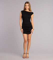 Soft Launch Slay Off Shoulder Mini Dress