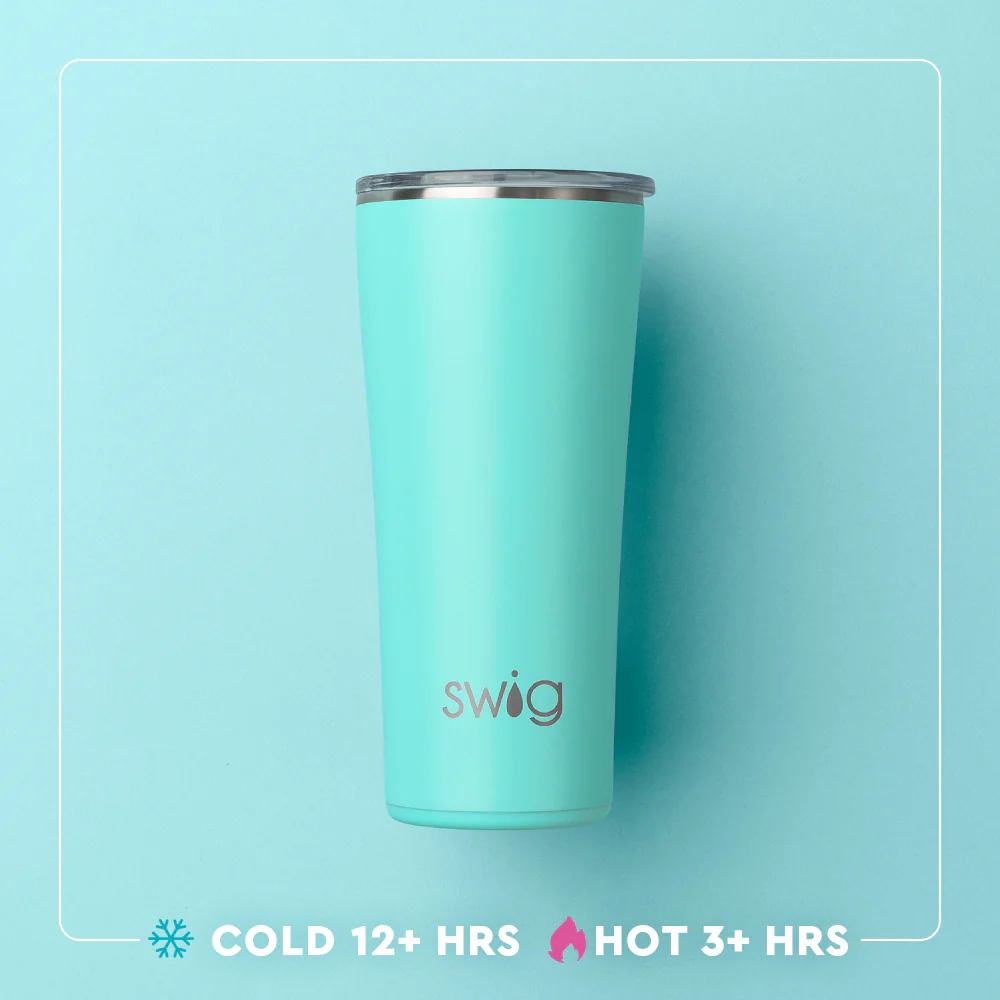 Shimmer White Tumbler 22oz