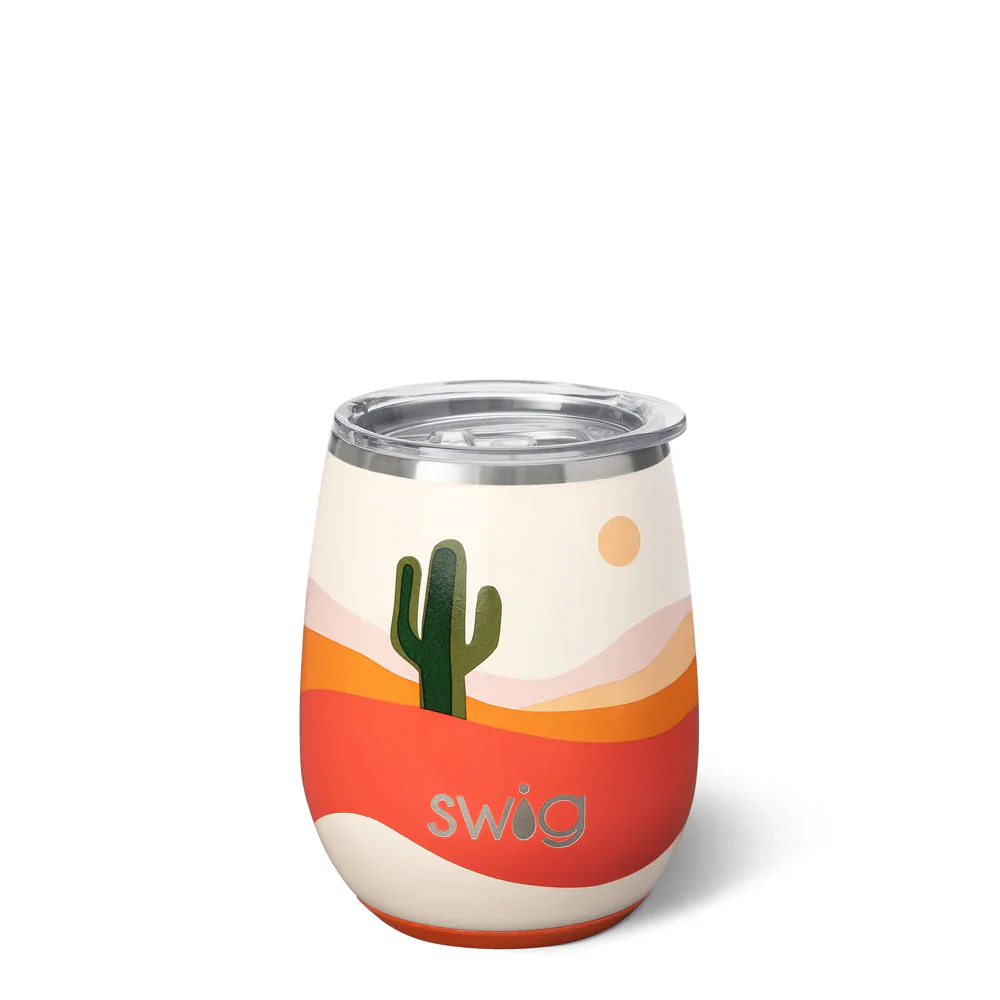 Boho Desert Stemless Wine 14oz