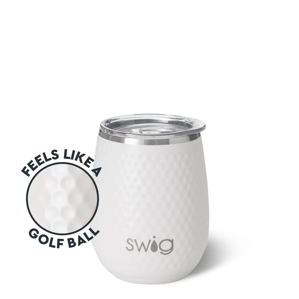 Golf Ball Stemless Wine 14oz