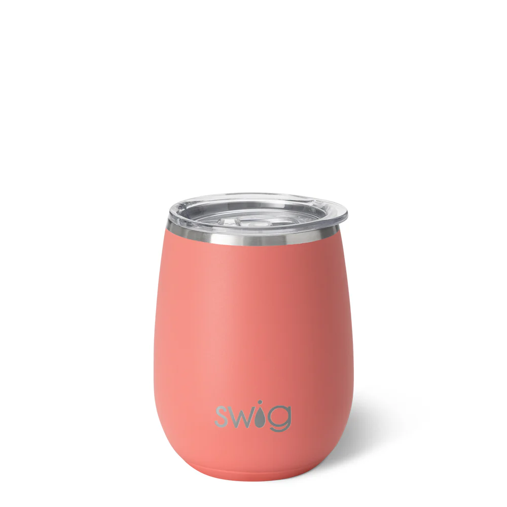 Coral Stemless Wine 14oz
